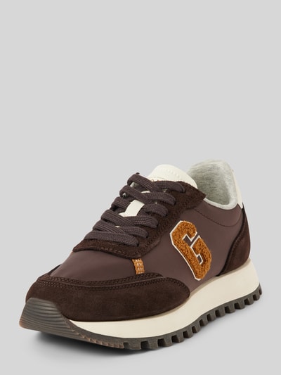 Gant Sneaker mit Label-Details Modell 'CAFFAY' Schoko 1