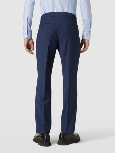 JOOP! Collection Modern fit pantalon met persplooien, model 'Brad' Marineblauw - 5