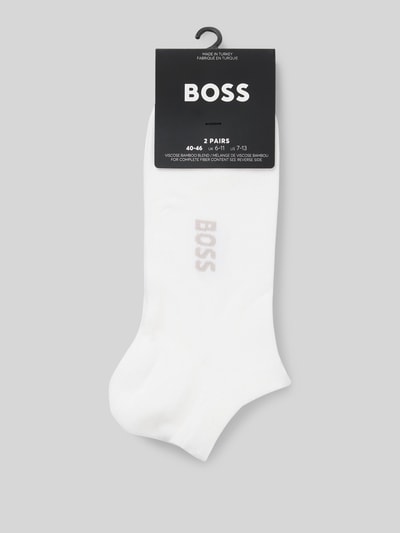 BOSS Skarpeta z mieszanki wiskozy w 2‑pakiecie Biały 2