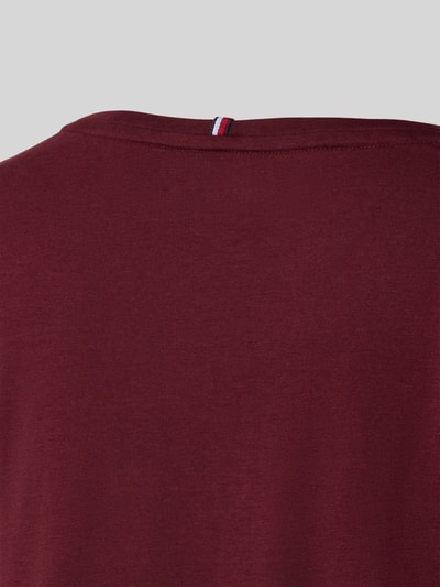 TOMMY HILFIGER Longsleeve mit Logo-Print Bordeaux 2