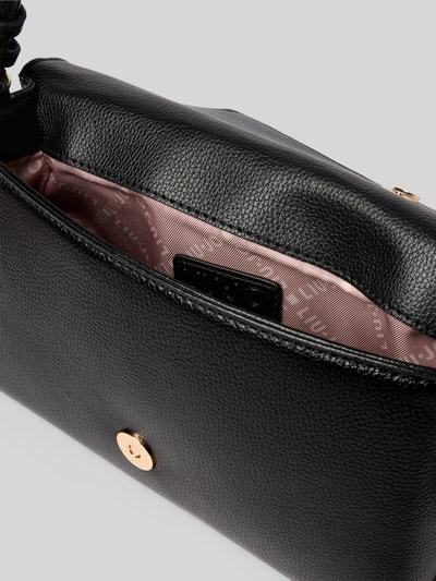 Liu Jo White Handtasche mit Label-Applikation und Schulterriemen Black 5