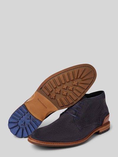 Floris Van Bommel Veterschoenen met labeldetail Marineblauw - 4