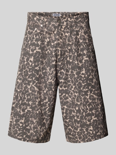 WEEKDAY Bermudy z 5 kieszeniami model ‘ASTRO’ Camel 2