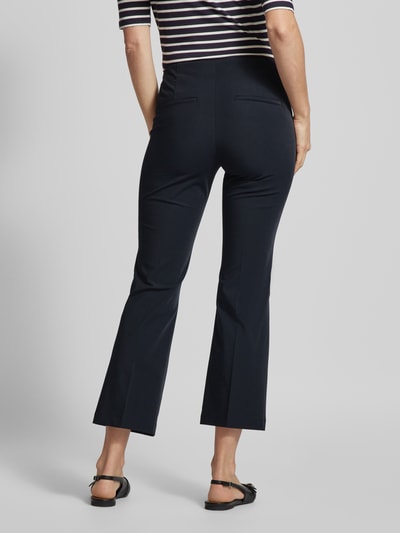Cambio Spodnie materiałowe z poszerzaną nogawką o skróconym kroju model ‘ROS EASY KICK’ Granatowy 5