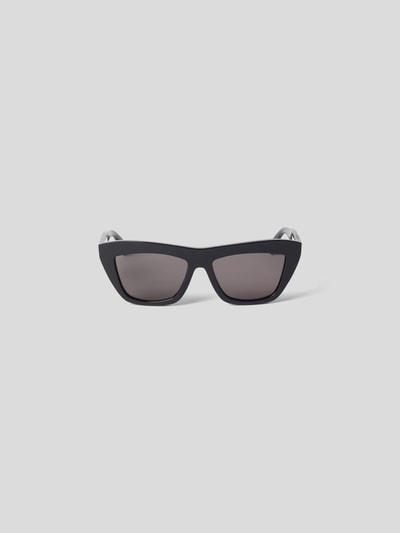 Bottega Veneta Sonnenbrille im Cat-Eye-Stil Schwarz 2