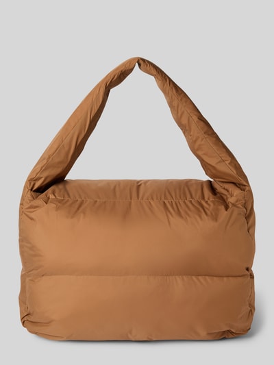 MADS NØRGAARD Handtasche mit Label-Patch und Tragegriff Camel 4