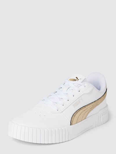 Puma Sneaker mit Kontrastbesatz Modell 'Carina' Weiss 1