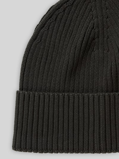 Marc O'Polo Mütze mit Label-Patch Dunkelbraun 3