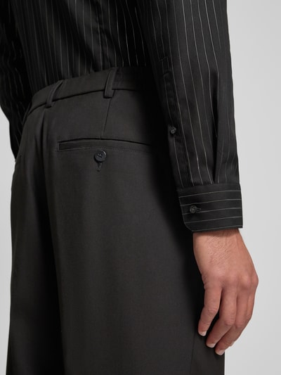 Jake*s Slim Fit Business-Hemd mit Kentkragen Black 3