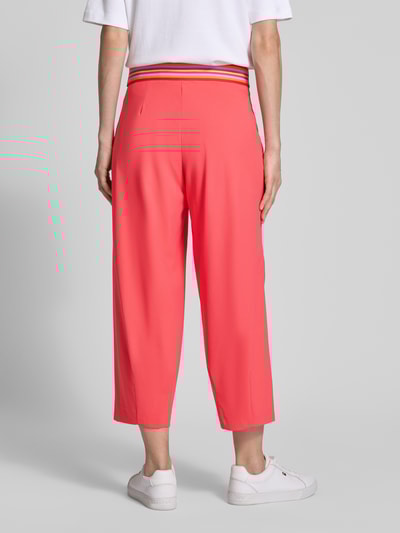 Raffaello Rossi Regular fit culotte met vaste persplooien, model 'SALLY' Koraal - 5