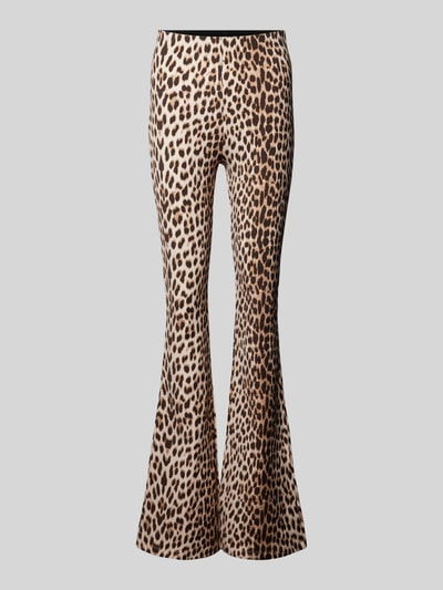 OH APRIL Bootcut Leggings mit elastischem Bund Modell 'Tia' Camel 1