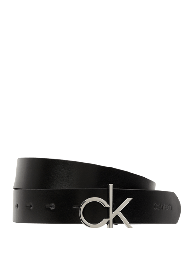 CK Calvin Klein Leren riem met pinsluiting  Zwart - 1