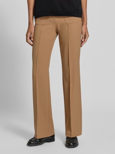 CAMBIO High waist broek met klepzakken Camel - 4