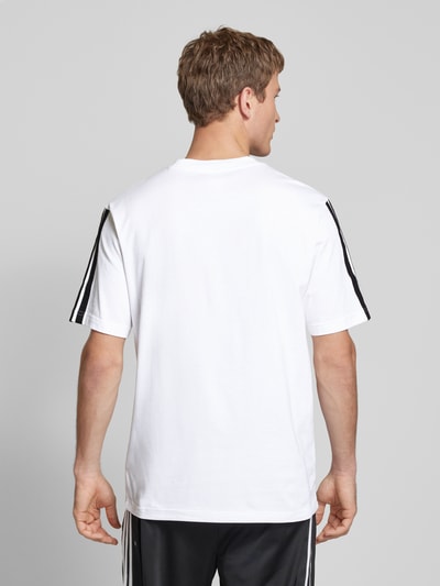 ADIDAS SPORTSWEAR T-Shirt mit Label-Print Weiss 5