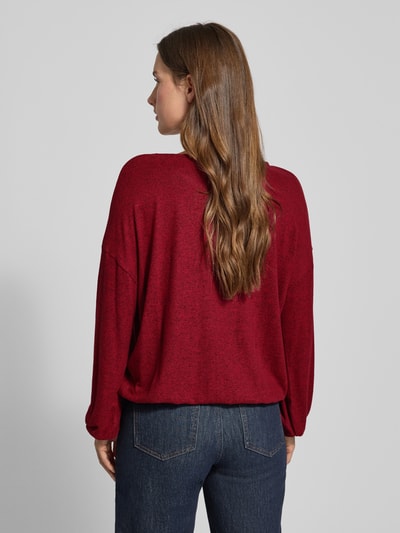 Tom Tailor Bluza o kroju regular fit z mieszanki wiskozy Czerwony 5