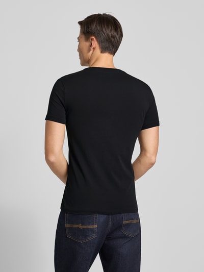 Polo Ralph Lauren T-shirt met labelstitching Zwart - 5