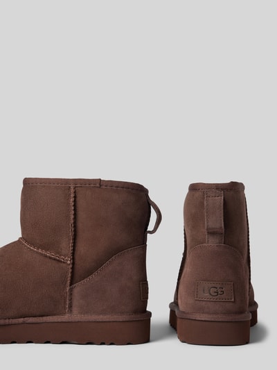 UGG Boots van leer, model 'CLASSIC MINI' Donkerbruin - 2