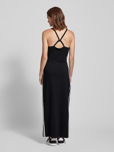 adidas Originals Maxi-jurk met labelprint Zwart - 5