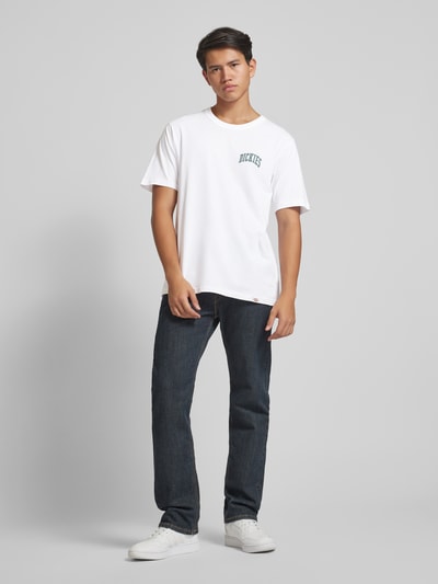 Dickies T-Shirt mit Label-Print Modell 'AITKIN' Weiss 1