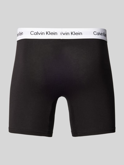 Calvin Klein Underwear Trunks mit Logo-Bund im 3er-Pack Black 3