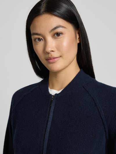 Christian Berg Woman Regular fit jack in gebreide look Donkerblauw - 3