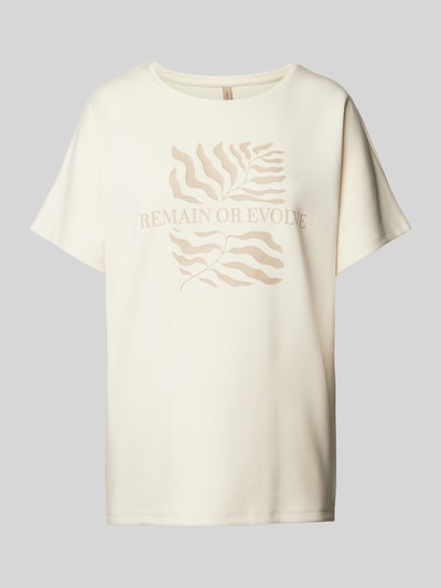 Soyaconcept T-shirt met motiefprint, model 'Banu' Beige - 2