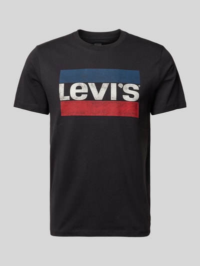 Levi's® T-Shirt mit Label-Print Black 1