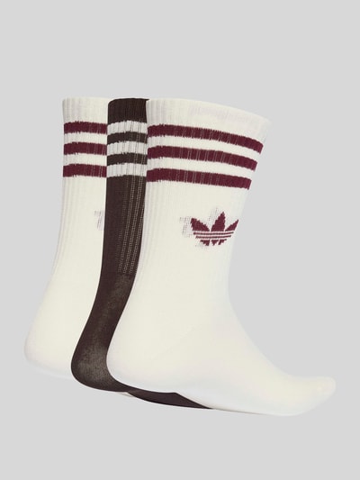 adidas Originals Skarpety z mieszanki bawełny w zestawie 3 szt. Średniobrązowy 3