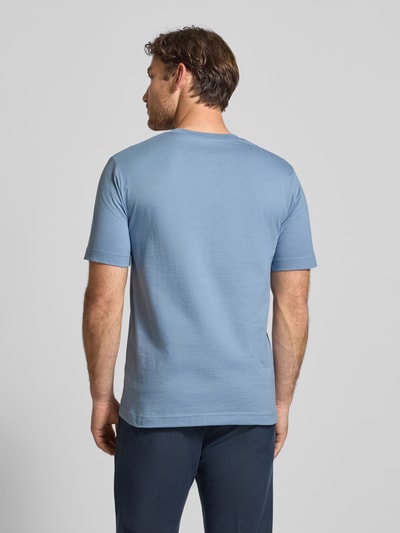 Marc O'Polo Regular Fit T-Shirt aus reiner Baumwolle Sky 5