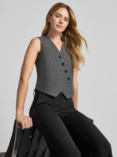 B.Young Regular fit gilet van viscosemix, model 'Etona' Middengrijs - 3