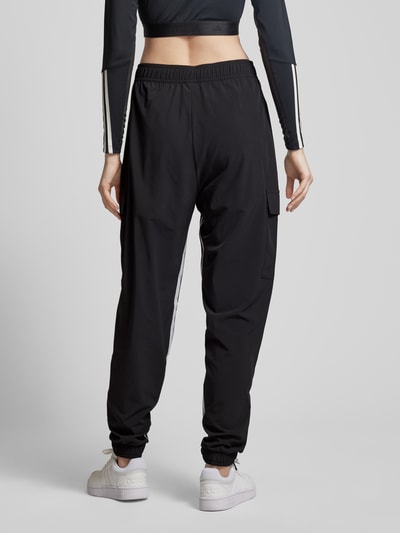 ADIDAS SPORTSWEAR Regular Fit Hose mit Logo-Streifen (black 