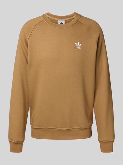adidas Originals Sweatshirt met labelstitching Middenbruin - 2