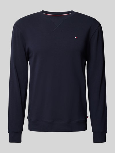 Tommy Hilfiger Sweatshirt mit Label-Stitching Marine 1