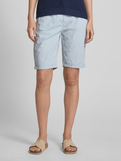 MAC Regular Fit Bermudas mit Paspeltaschen am Gesäß Hellblau 4