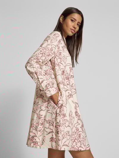 JAKE*S STUDIO WOMAN Knielanges Hemdblusenkleid mit durchgehender Knopfleiste Rostrot 3