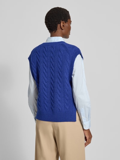 Polo Ralph Lauren Strickpullunder mit Zopfmuster Blau 5