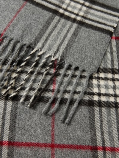 Christian Berg Men Sjaal met rafels Middengrijs gemêleerd - 2