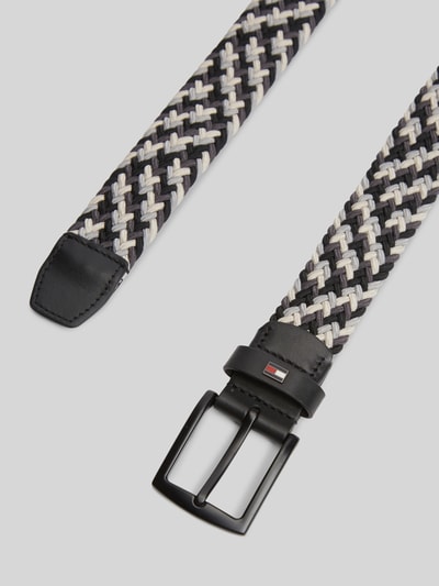Tommy Hilfiger Pleciony pasek model 'DENTON' BLACK 3