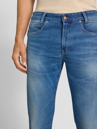 MAC Straight Fit Jeans im 5-Pocket-Design Modell 'ARNE PIPE' Blau 3