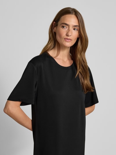 Jake*s Casual T-Shirt-Kleid mit Rundhalsausschnitt Black 3