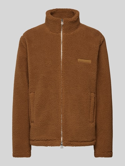 Tommy Hilfiger Sweatjack met teddybont Lichtbruin - 2