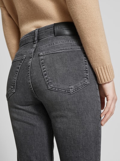 Marc O'Polo High Rise Jeans aus Bio-Baumwoll-Stretch Modell 'KIRUNA' Mittelgrau 3