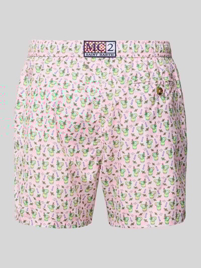 MC2 Saint Barth Zwembroek met elastische band, model 'LIGHTING MICRO FANTASY' Roze - 4