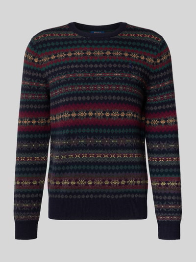 Polo Ralph Lauren Wollpullover mit Rundhalsausschnitt Marine 2