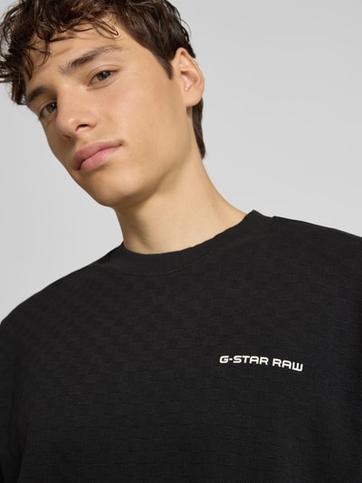 G-Star Raw Loose Fit T-Shirt mit Rundhalsausschnitt Black 3