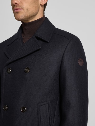 JOOP! COLLECTION Mantel aus Woll-Mix mit Reverskragen Modell 'Butlin' Marine 3
