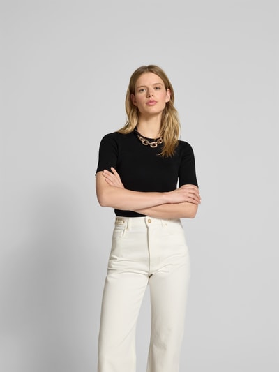 Rabanne Pullover in Strick-Optik Black 4