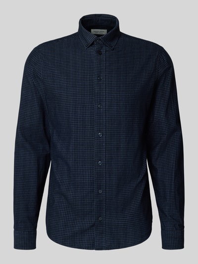 Casual Friday Regular Fit Freizeithemd mit Button-Down-Kragen Modell 'PONTUS' Dunkelblau 2