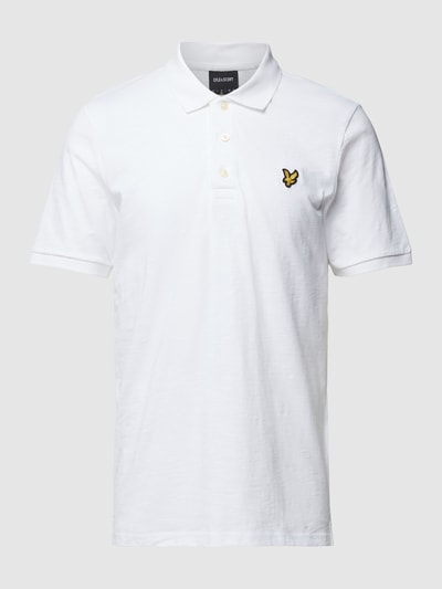 Lyle & Scott Koszulka polo z wyhaftowanym logo Biały 2