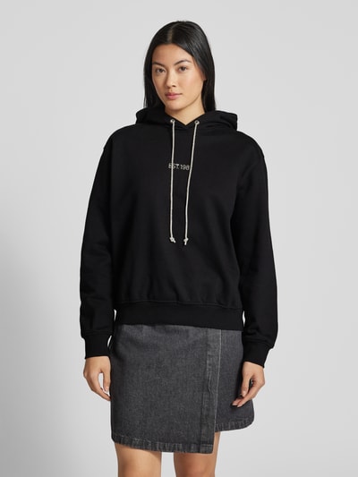 Guess Hoodie mit Kapuze BLACK 4